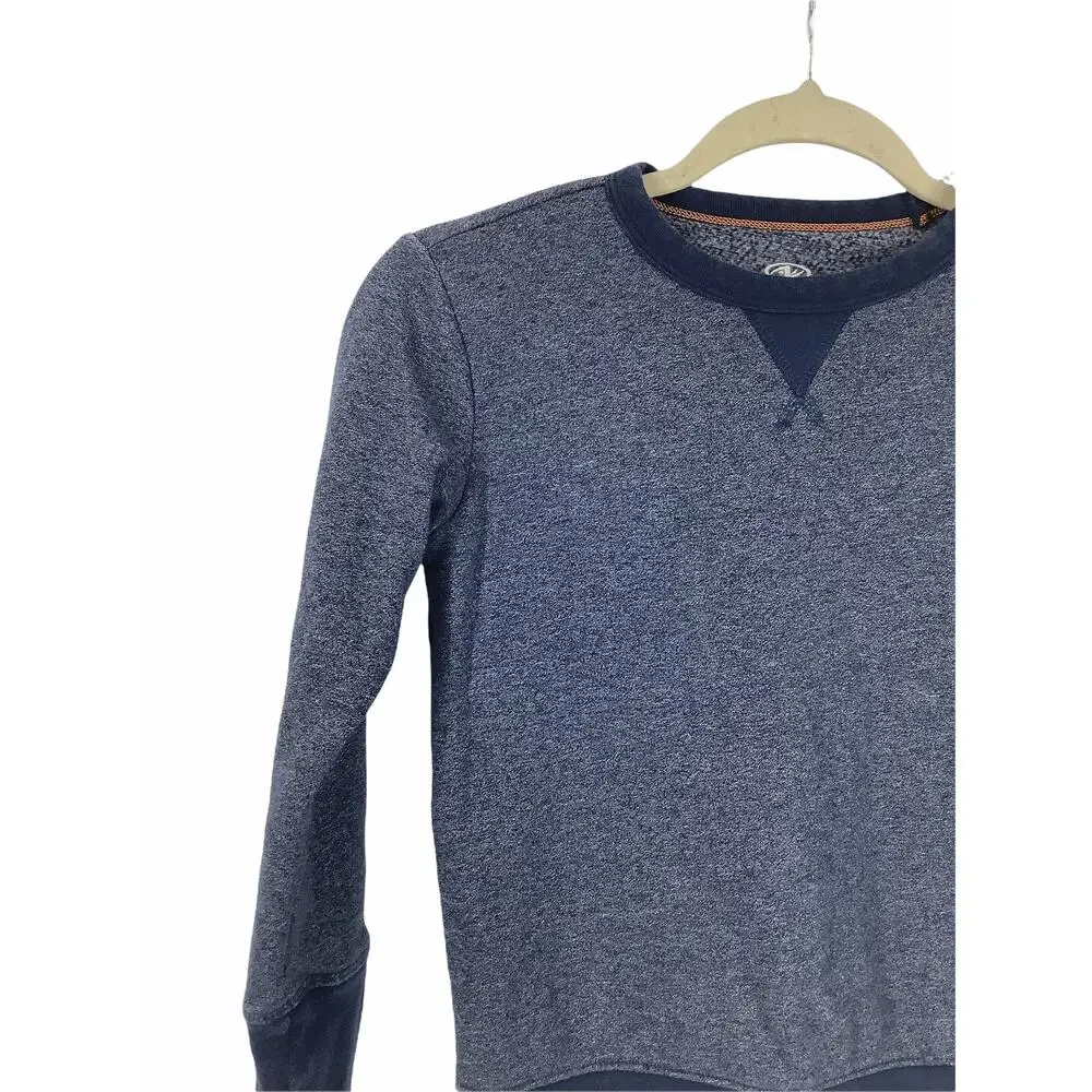 Old Navy Athletic Works Heathered Blue Pullover Sweatshirt Kids Youth Medium